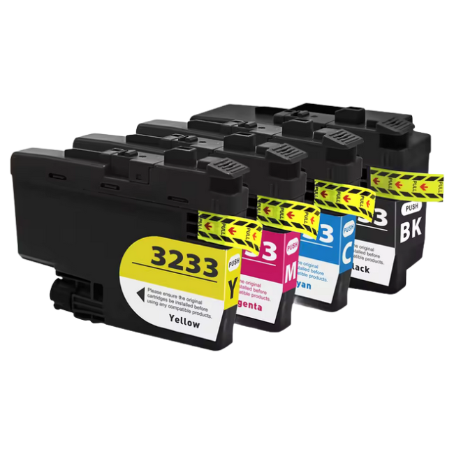Zestaw tuszy INQ 3233 CMYK do drukarek BROTHER J1100DW / J1300DW - zamienniki